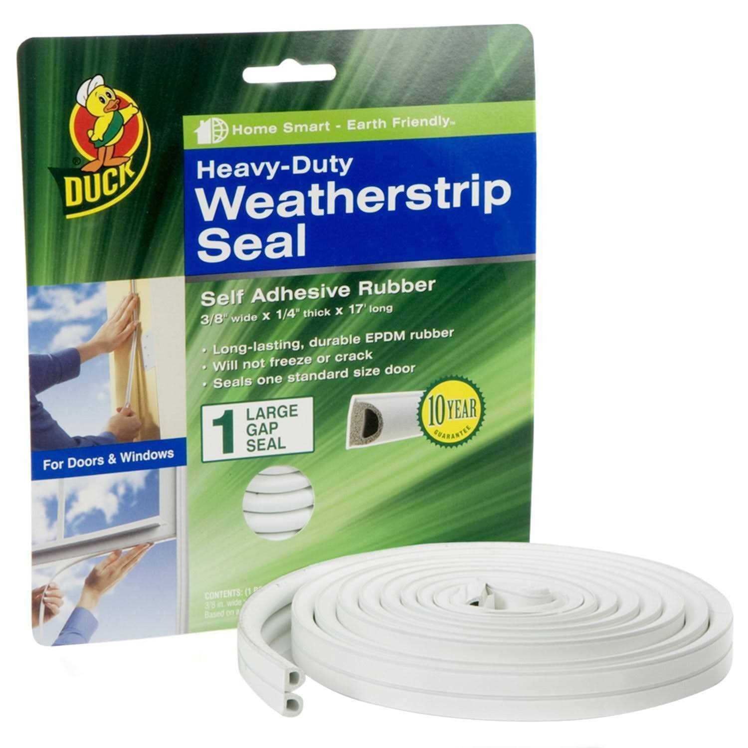 Duck Heavy-Duty Rubber Gap Weatherstrip Seal - Cheap Fitting