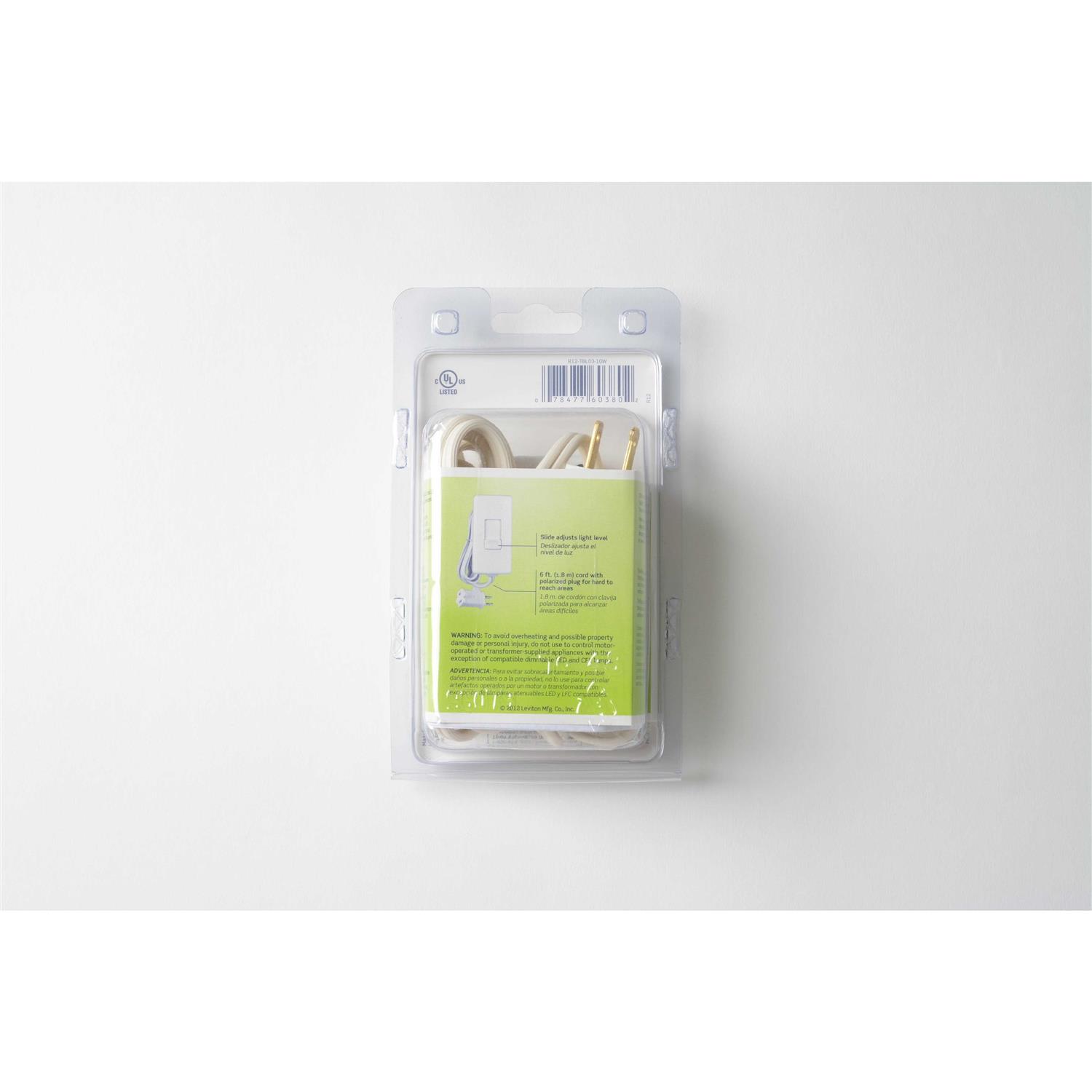 Leviton White Tabletop Dimmer R12-TBL03-10W - Cheap Fitting