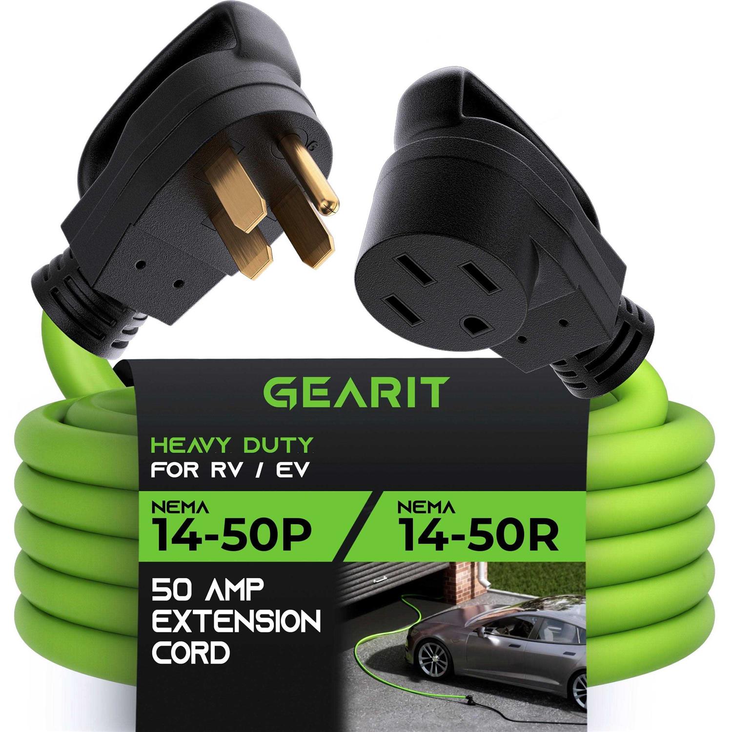 GearIT 50-Amp Extension Cord for RV and EV 4-Prong 250-Volt - Cheap Fitting