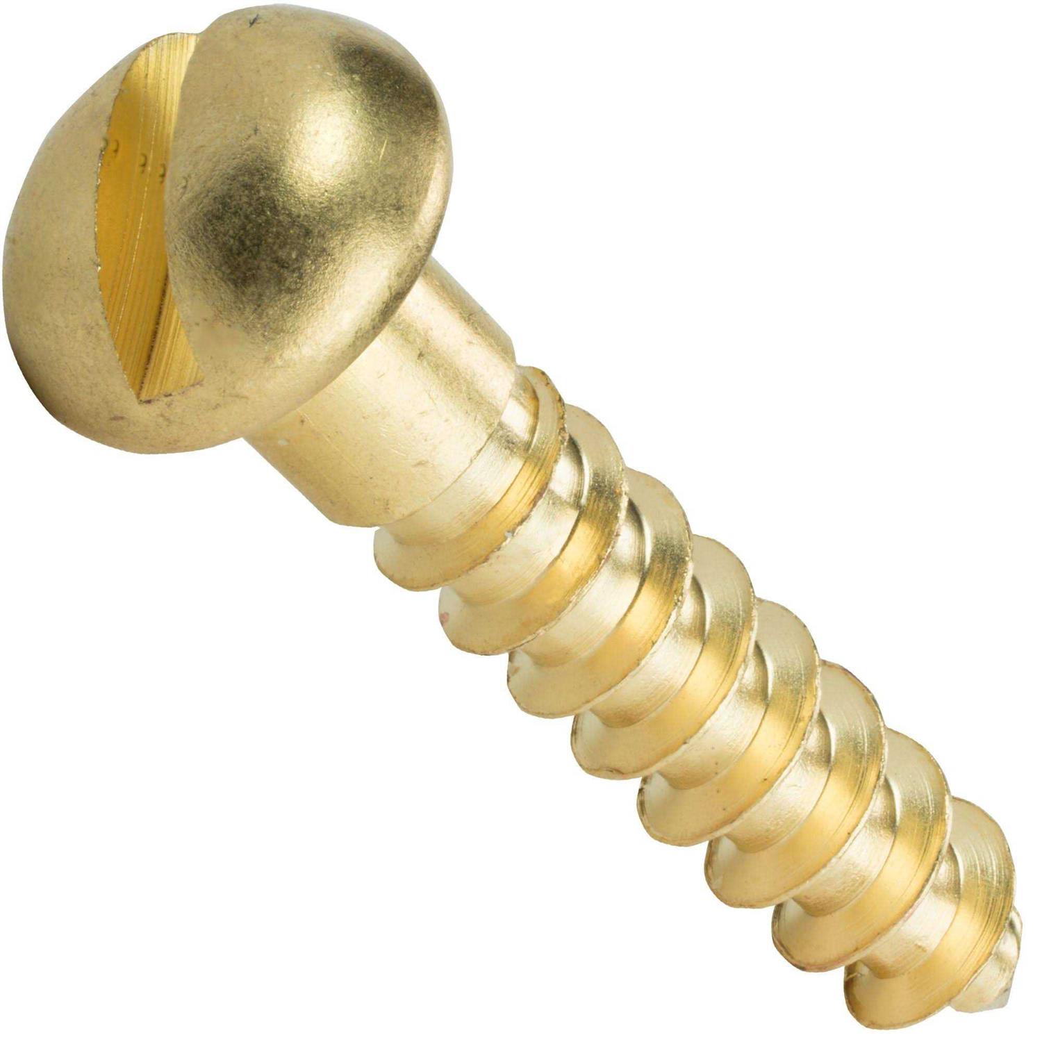 #8 x Round Head Wood Screws - Cheap Fitting