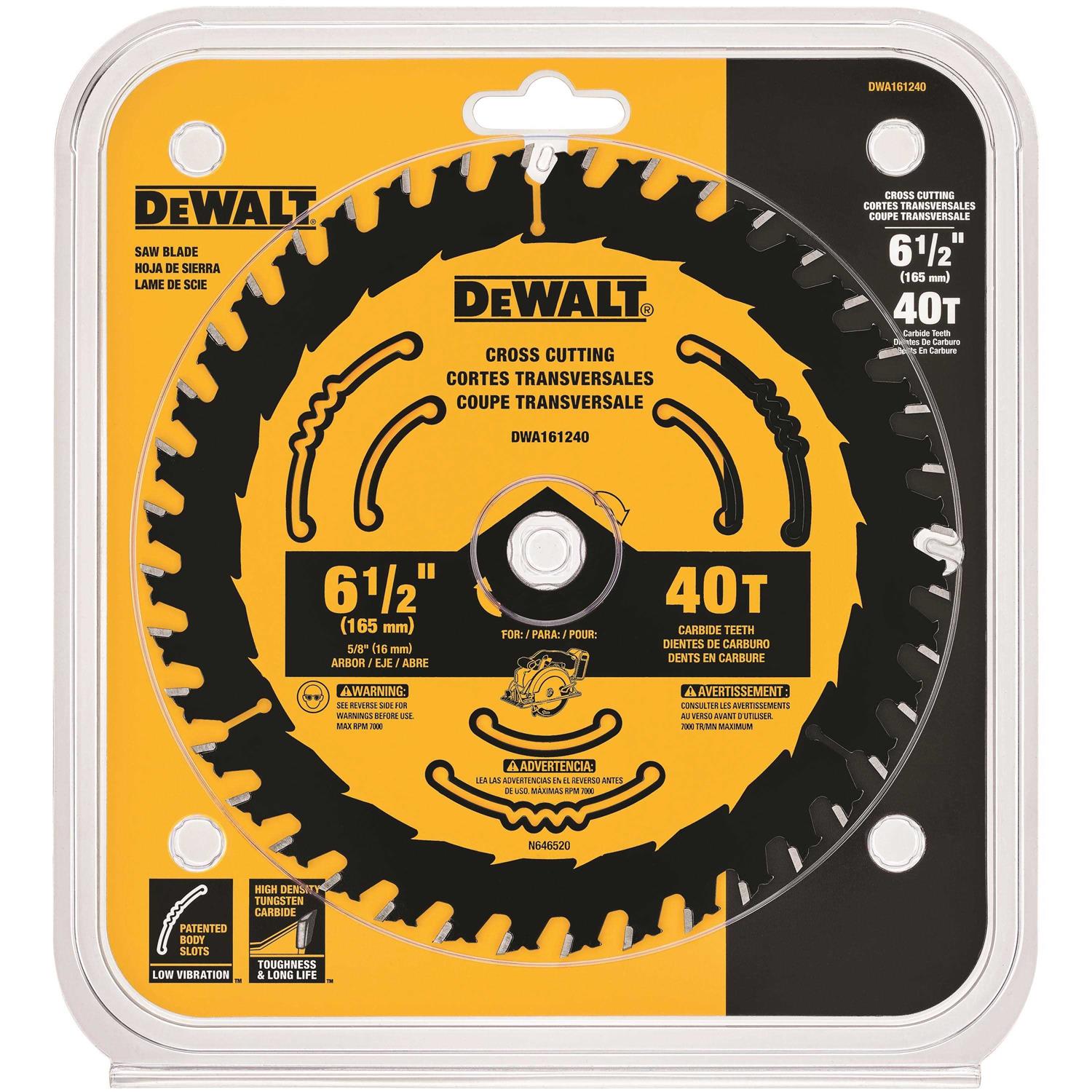 DeWalt DWA161240 Circular Saw Blade - Cheap Fitting