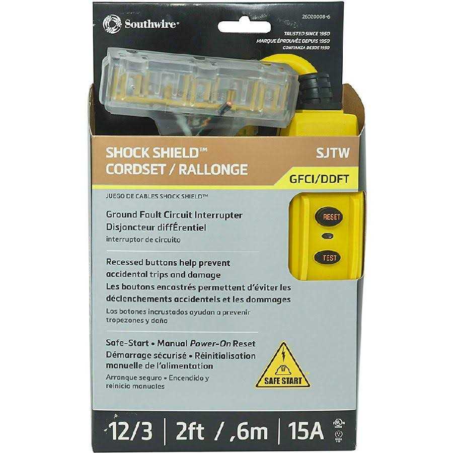 Southwire In-Line GFCI Extension Cord 26020008-6 - Cheap Fitting