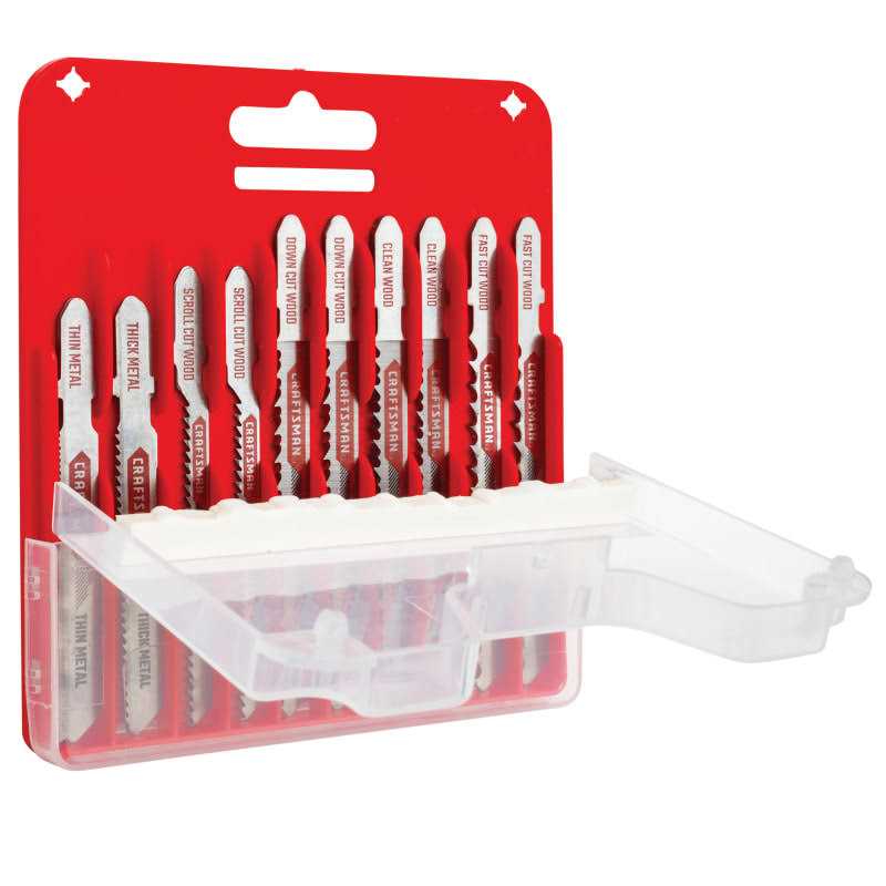 Craftsman U-Shank High-Carbon Steel Jigsaw Blade Set - Cheap Fitting