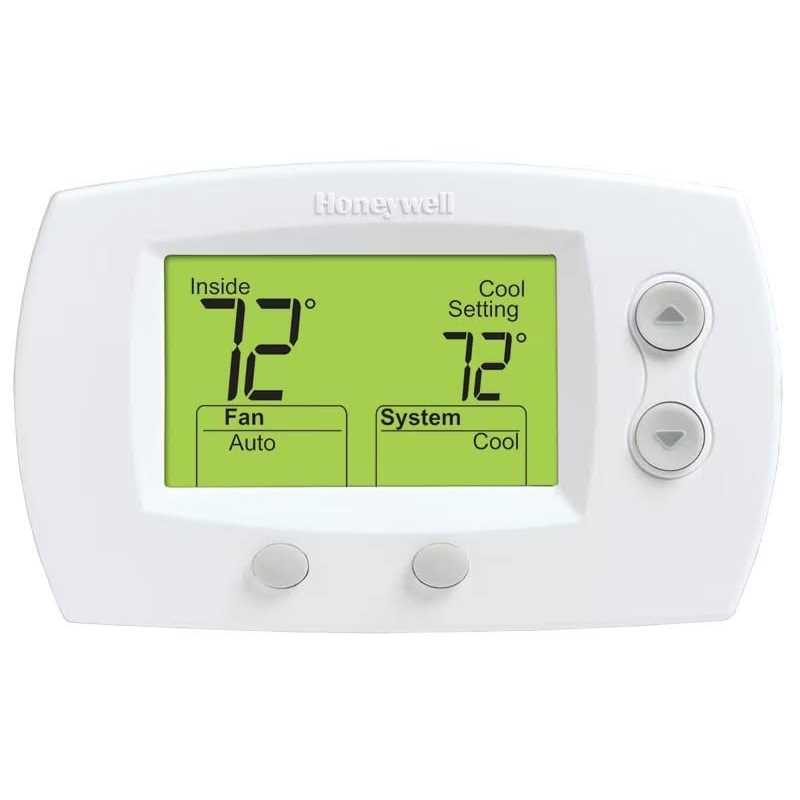 Honeywell TH5220D1029 Focuspro 5000 Non-Programmable 2 Heat and 2 Cooling Thermostat - Cheap Fitting