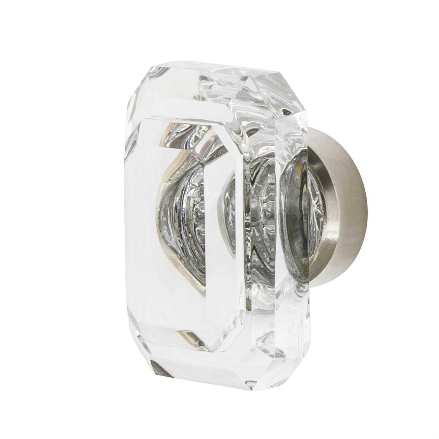Nostalgic Warehouse Baguette Cut Crystal 1 Cabinet Knob - Cheap Fitting