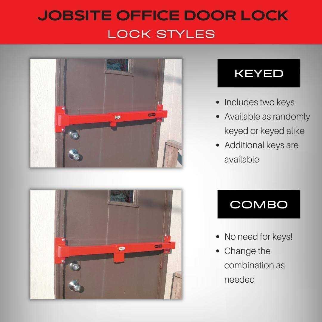 The Equipment Lock Company Equipment Lock Jodl Steel Job Site Door Lock - Cheap Fitting
