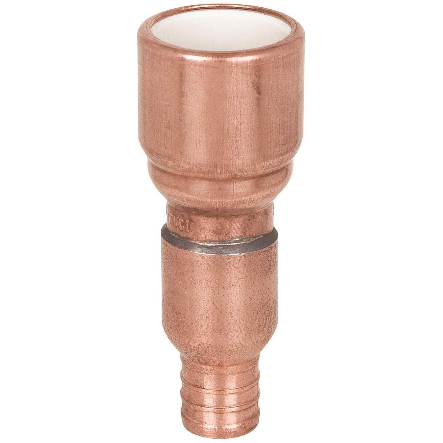Sioux Chief 1 PVC x 1 PEX PowerPex Copper Straight Adapter 645X4P - Cheap Fitting