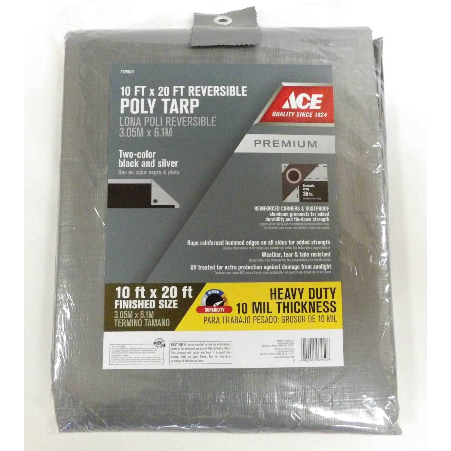Ace Silver/Black Tarp - Cheap Fitting