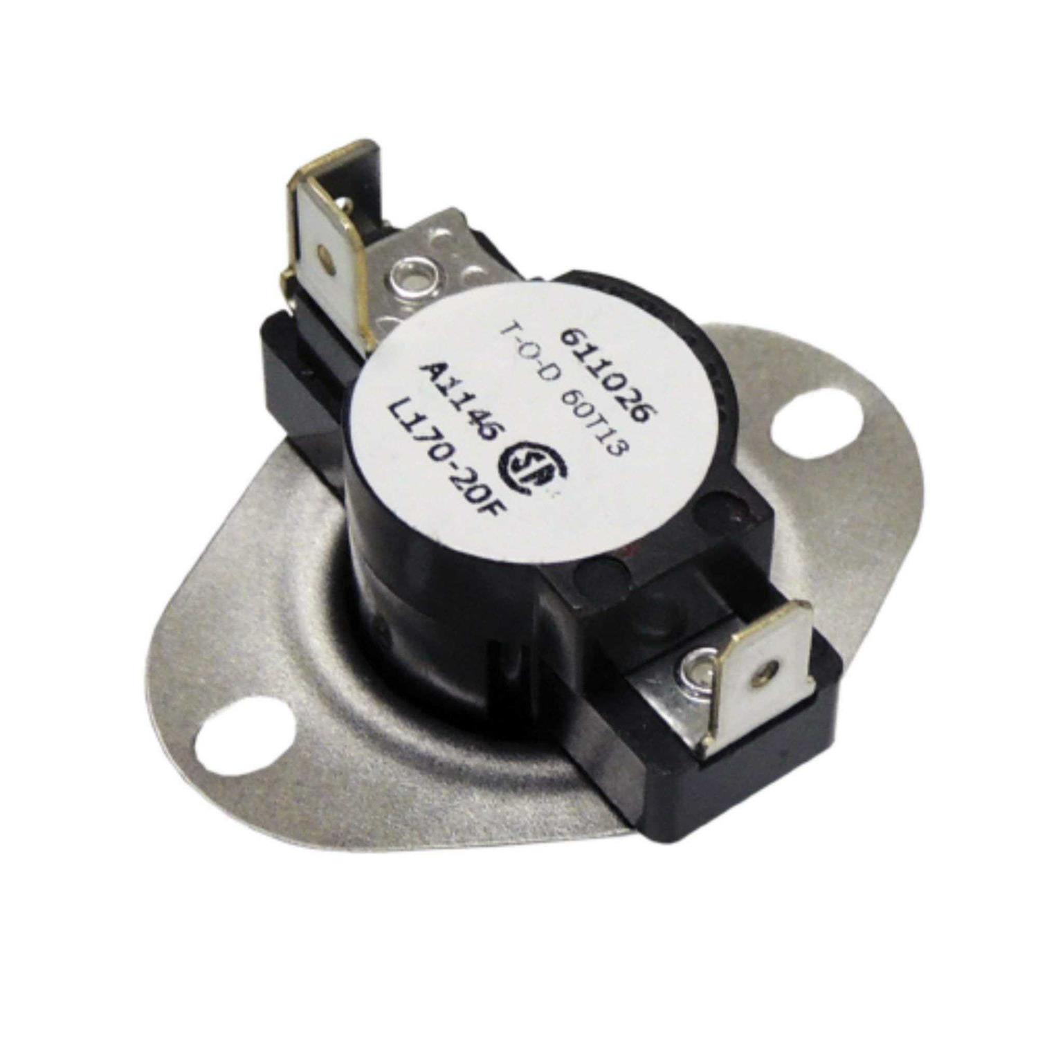 Supco Thermostat,SPDT,Auto,240V AC LD170 - Cheap Fitting