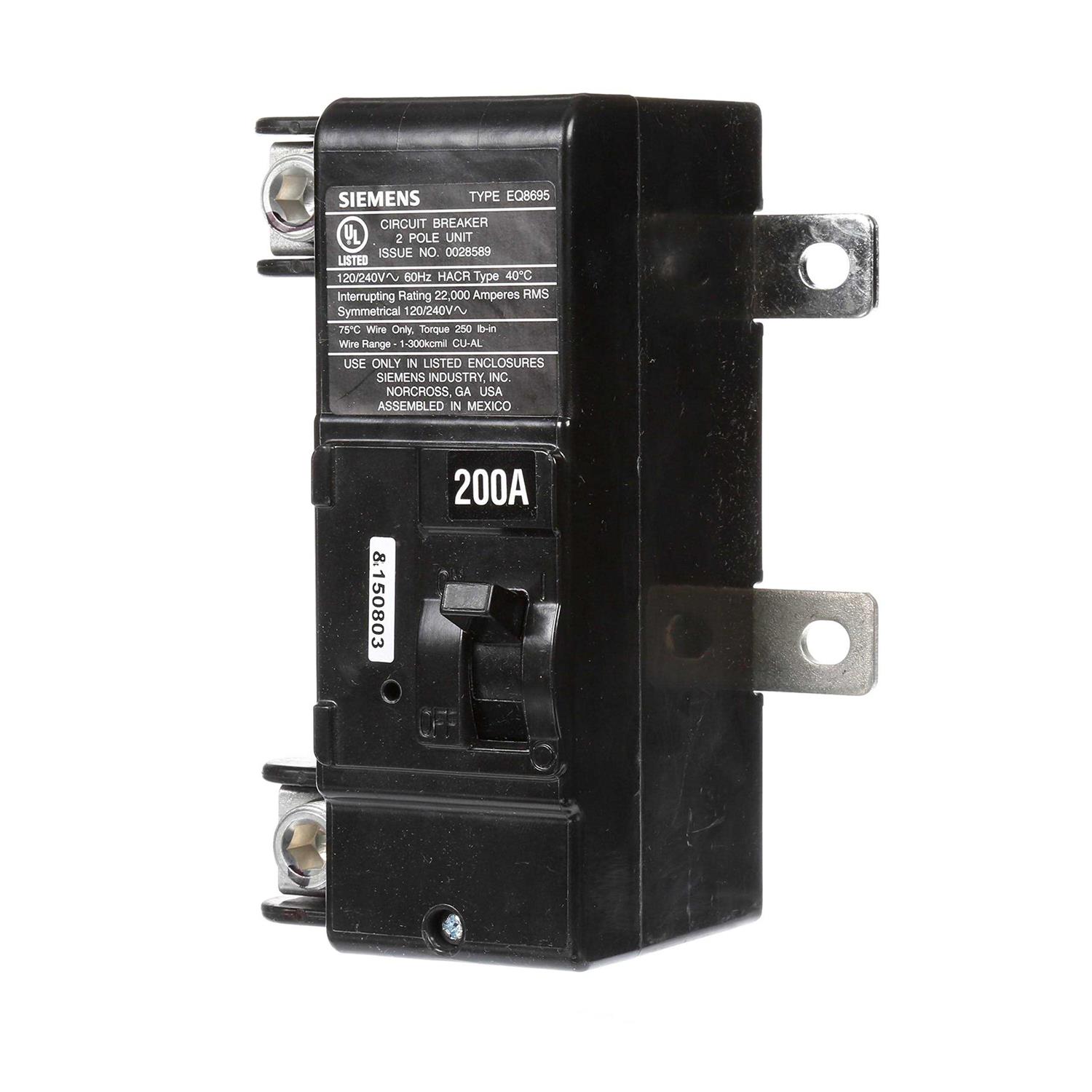 Siemens Main Breaker 200 Amp MBK200A - Cheap Fitting