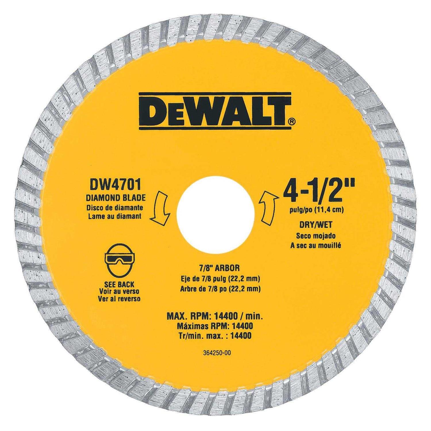 Dewalt XP Turbo Diamond Blade DW4701 - Cheap Fitting