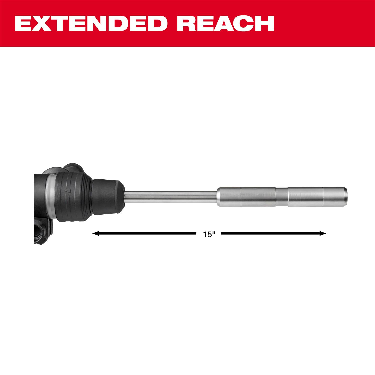 Milwaukee 15 MAX-LOK SDS MAX Extension 48-20-6951 - Cheap Fitting