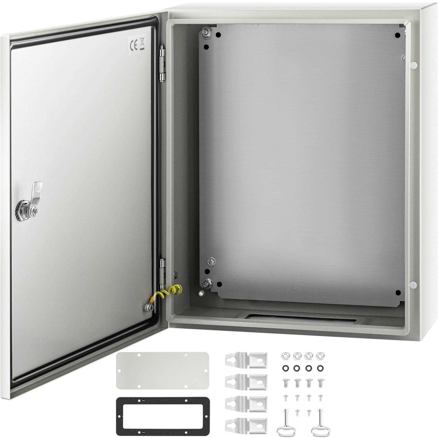 VEVOR Nema Steel Enclosure 20x16x6 Nema 4X Steel Electrical Box IP66 Waterproof & Dustproof DQXJSTCFS50X40X15V0 - Cheap Fitting