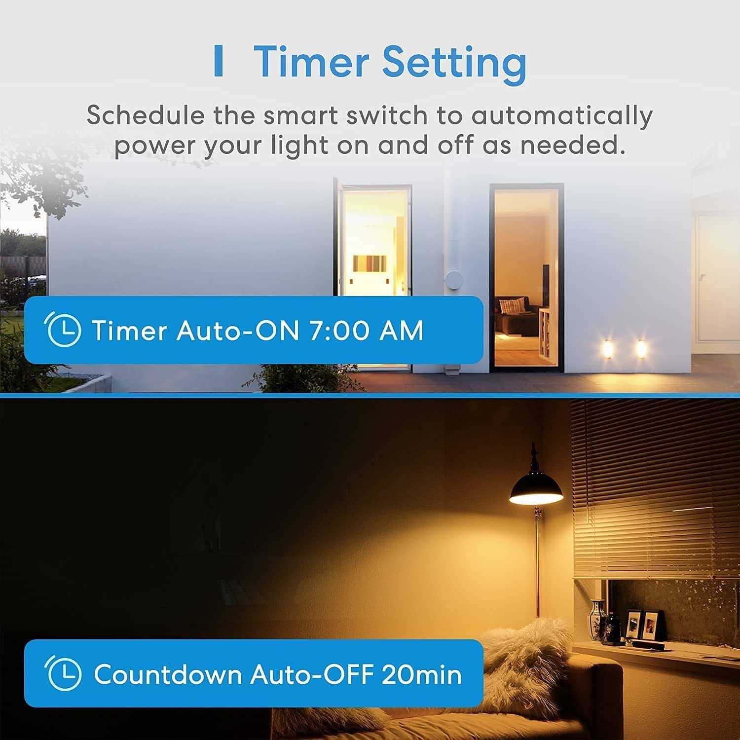 3 Way Smart Switch Meross Smart Light Switch Supports Apple HomeKit - Cheap Fitting