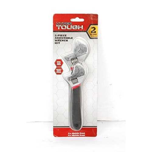 Hyper Tough 2-Piece Adjustable Wrench Set 9019 - Cheap Fitting