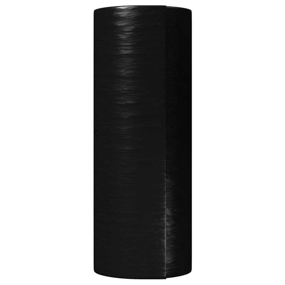 HDX 100 ft. Black 6 mil Plastic Sheeting - Cheap Fitting