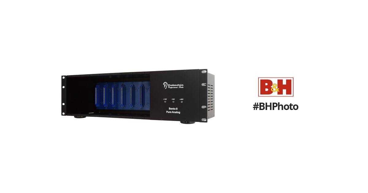 Fredenstein Bento 8 Pure Analog 8-Slot 500 Series Rack - Cheap Fitting