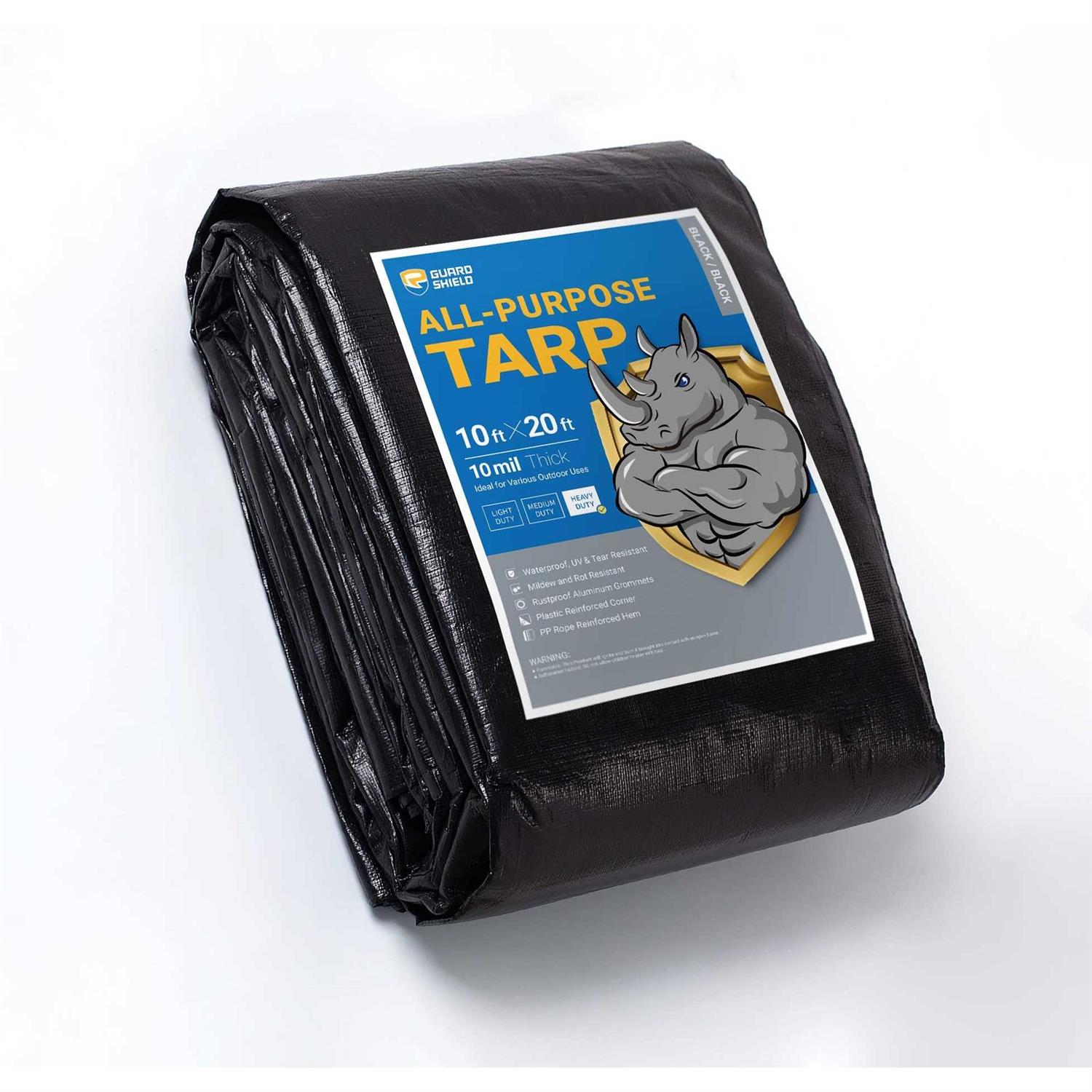 gUARD SHIELD Tarp Multi Purpose Waterproof Poly Tarp Cover - Cheap Fitting