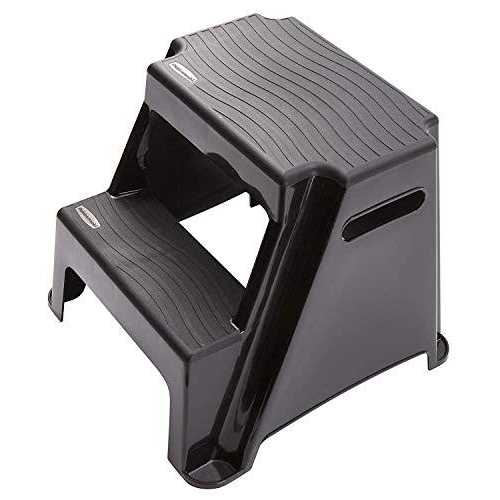 Rubbermaid Rm-p2 2-Step Molded Plastic Stool with Non-Slip Step Treads - Cheap Fitting