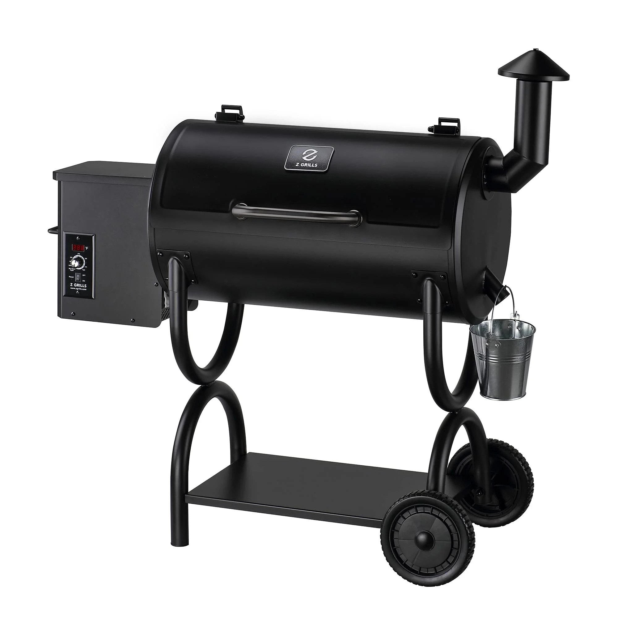 Z GRILLS 2024 NEW Upgrade Wood Pellet Grill & Smoker 8 in 1 BBQ Smoker with PID Controler, 560 Sq in Cooking Area for Outdoor Cooking & Heavy-Duty BBQ - Cheap Fitting