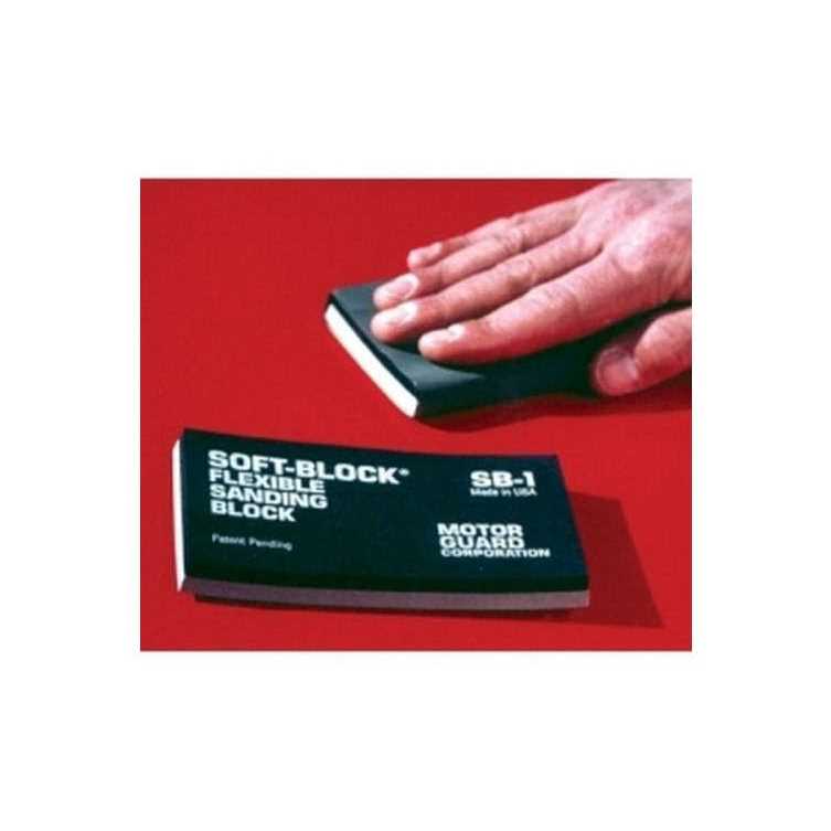 Motor Guard SB-1 Sanding Block Soft Block Flexible - Cheap Fitting