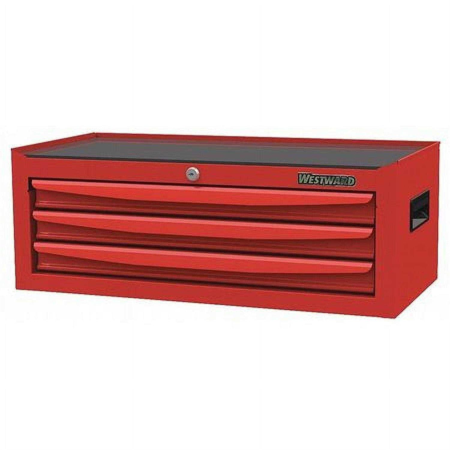 Westward 48RJ72 Intermediate Chest,3 Drawers,Red - Cheap Fitting