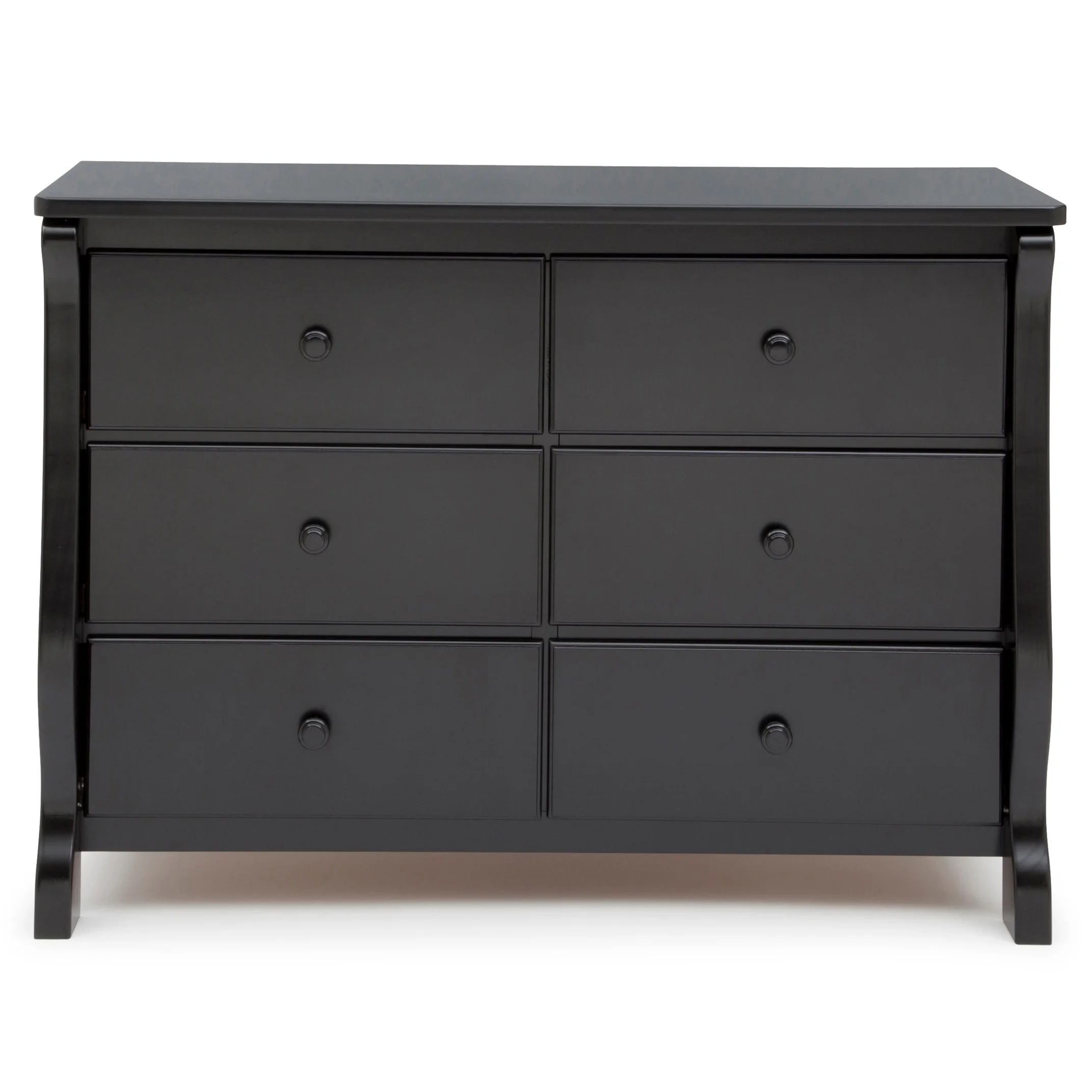 Delta Children Universal 6 Drawer Dresser with Interlocking Drawers - Greenguard Gold Certified, Dark Chocolate - Cheap Fitting
