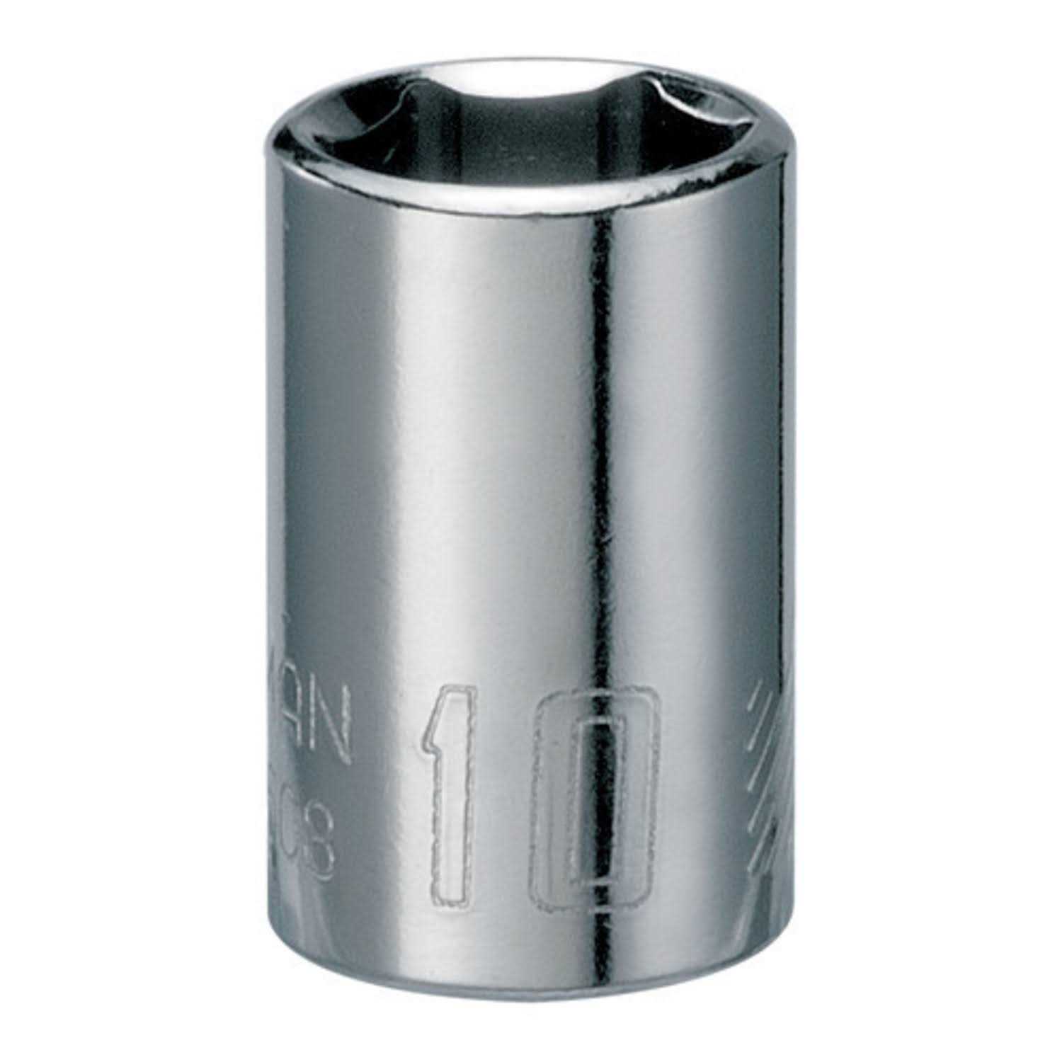 Craftsman Metric 1/4-in Drive 6-Point 10mm Shallow Socket CMMT43508 - Cheap Fitting