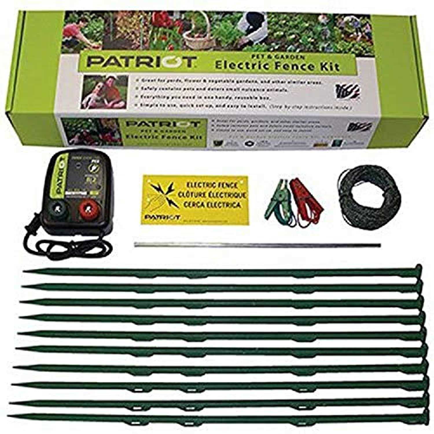 Patriot Pet & Garden Electric Fence Kit - Cheap Fitting