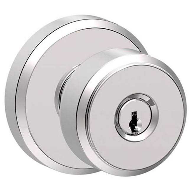 Schlage Bowery Keyed Entry Door Knob with Greyson Trim - Cheap Fitting