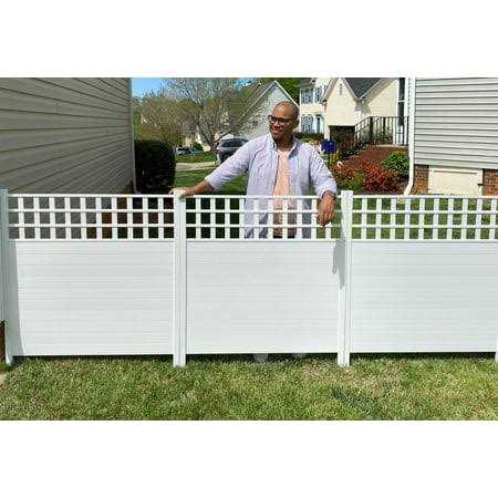 Zippity Outdoor Products 3.75’h x 3.5’w Keswick Privacy Fence and Screen Kit - Cheap Fitting