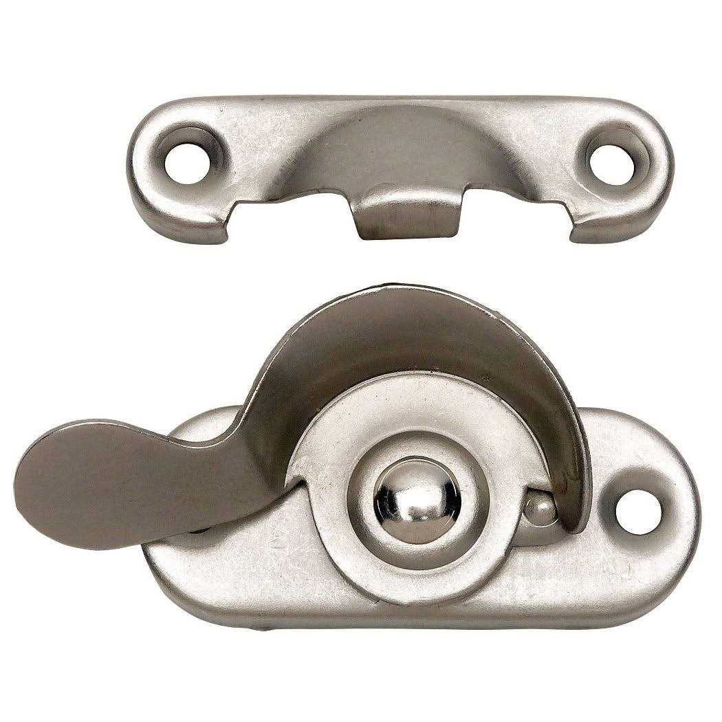 Designers Impressions 53713 Satin Nickel Window Sash Lock - Cheap Fitting