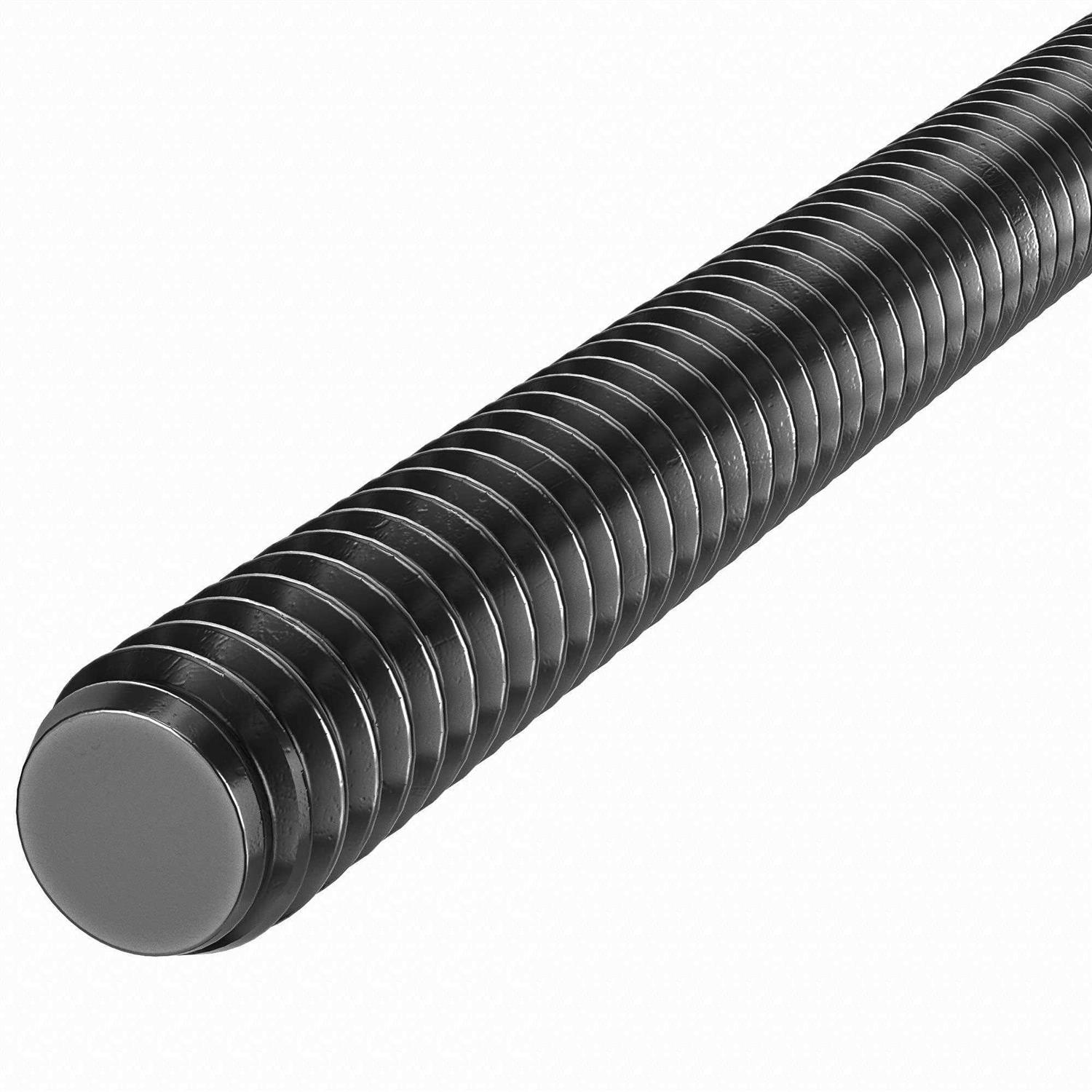 Lamons Rod.Black.3/4-10x7inx1 Medium-Strength Threaded Rod Grade B7 Black-Oxide Steel - Cheap Fitting