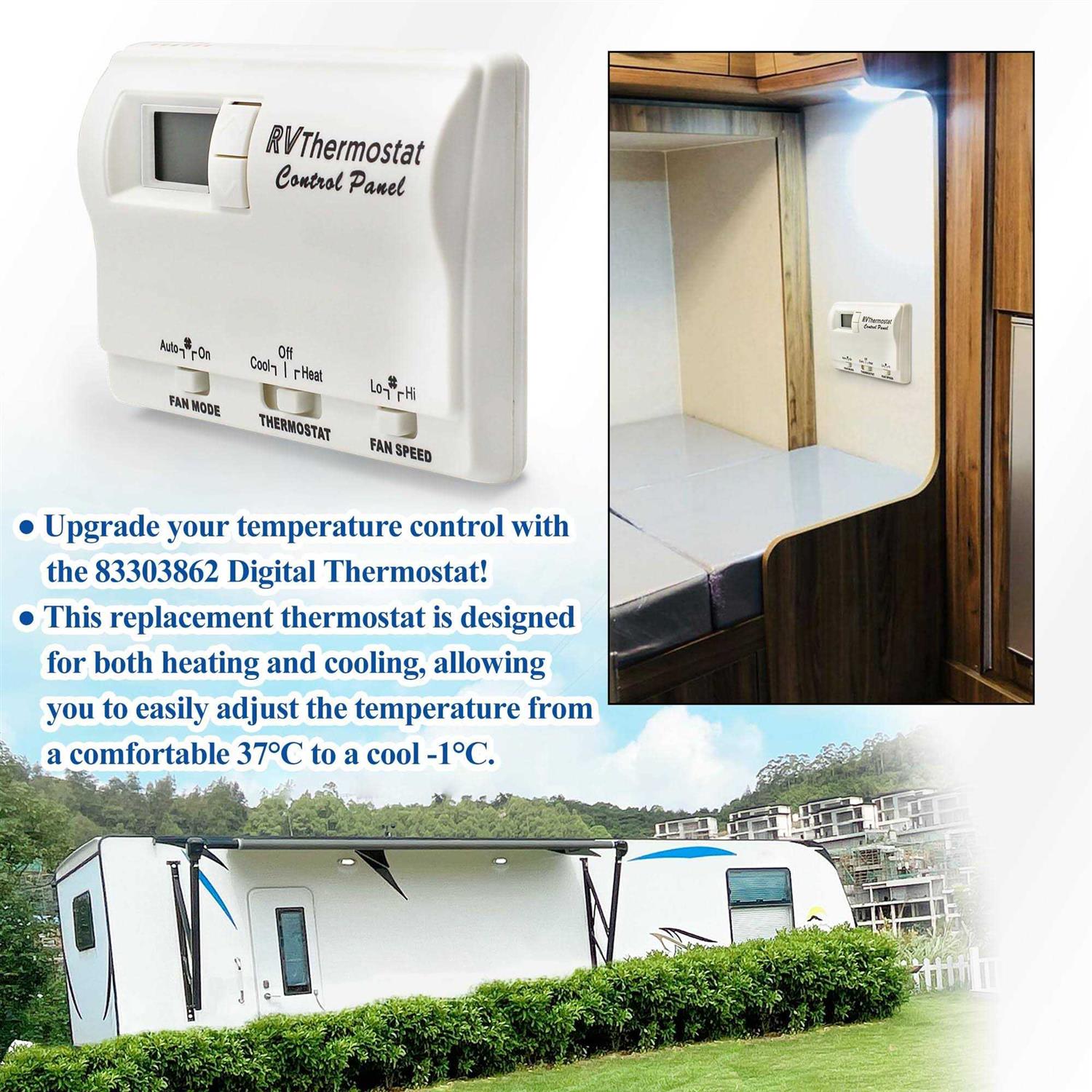 Generic 83303362 Digital Thermostat Compatible with Coleman 83303362 Thermostat - Cheap Fitting