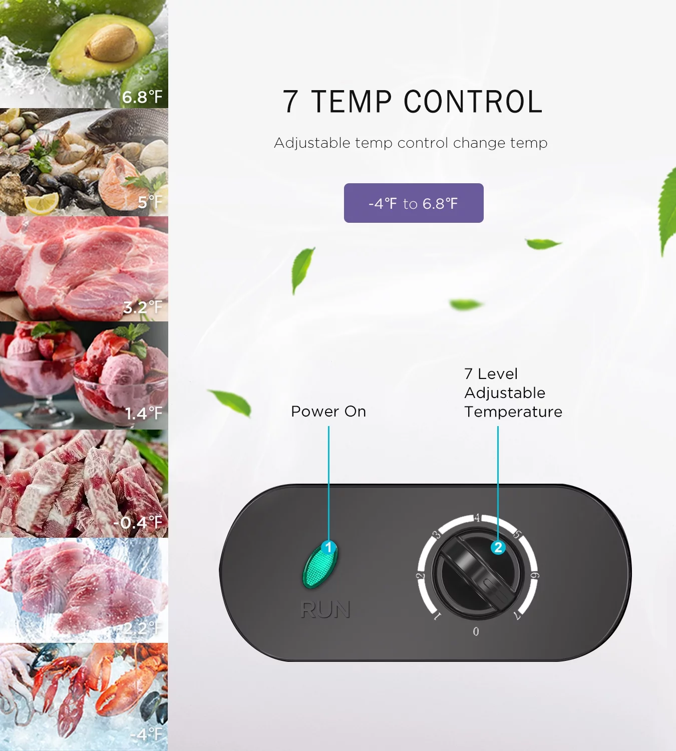 Northair 7.0 Cu ft Garage Ready Chest Freezer with Adjustable Temperature Controls - Cheap Fitting