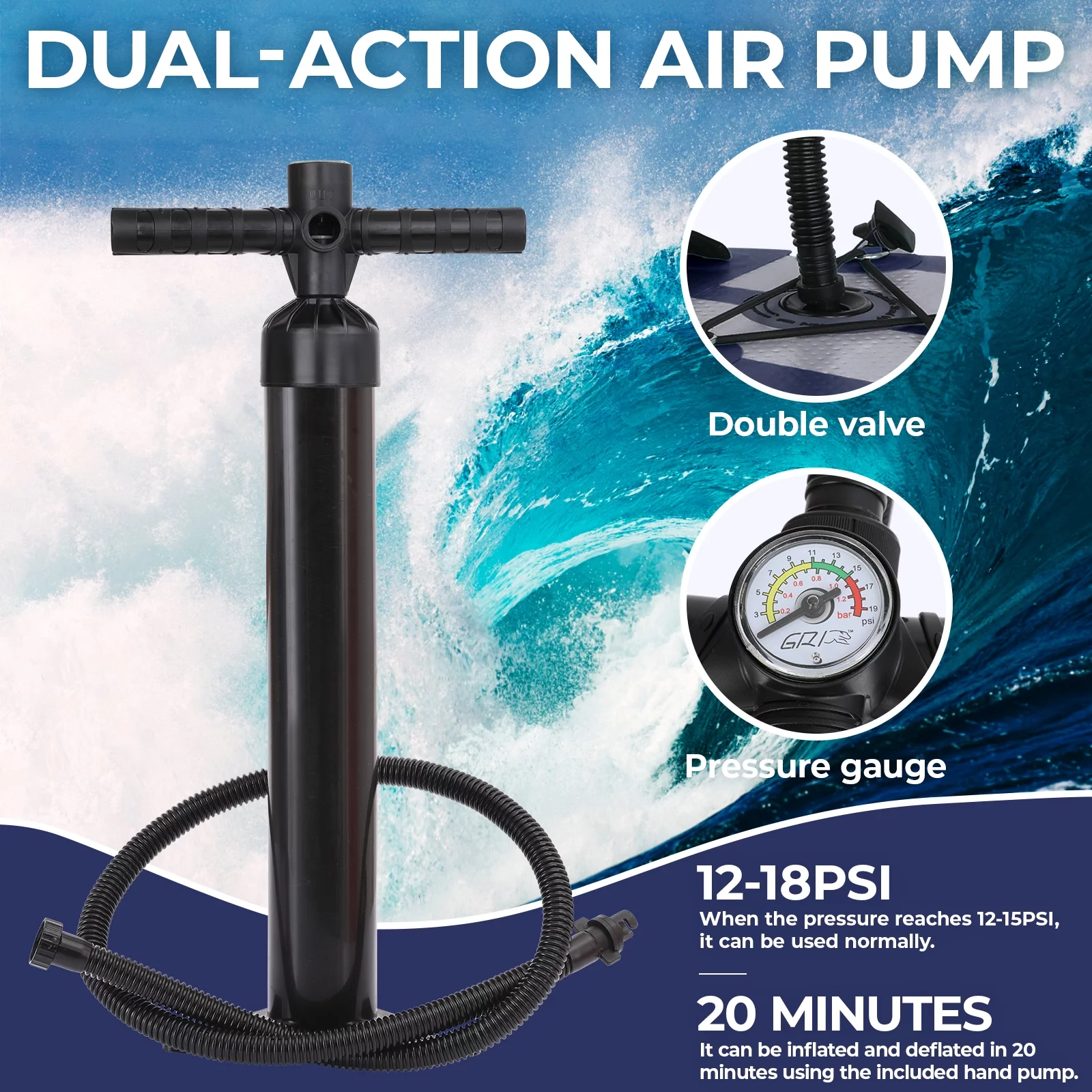 Arlopu 11FT Stand Up Paddle Board Inflatable with Premium SUP Accessories & Backpack, Non-Slip Deck, Waterproof Bag, Leash, Paddle and Hand Pump - Cheap Fitting