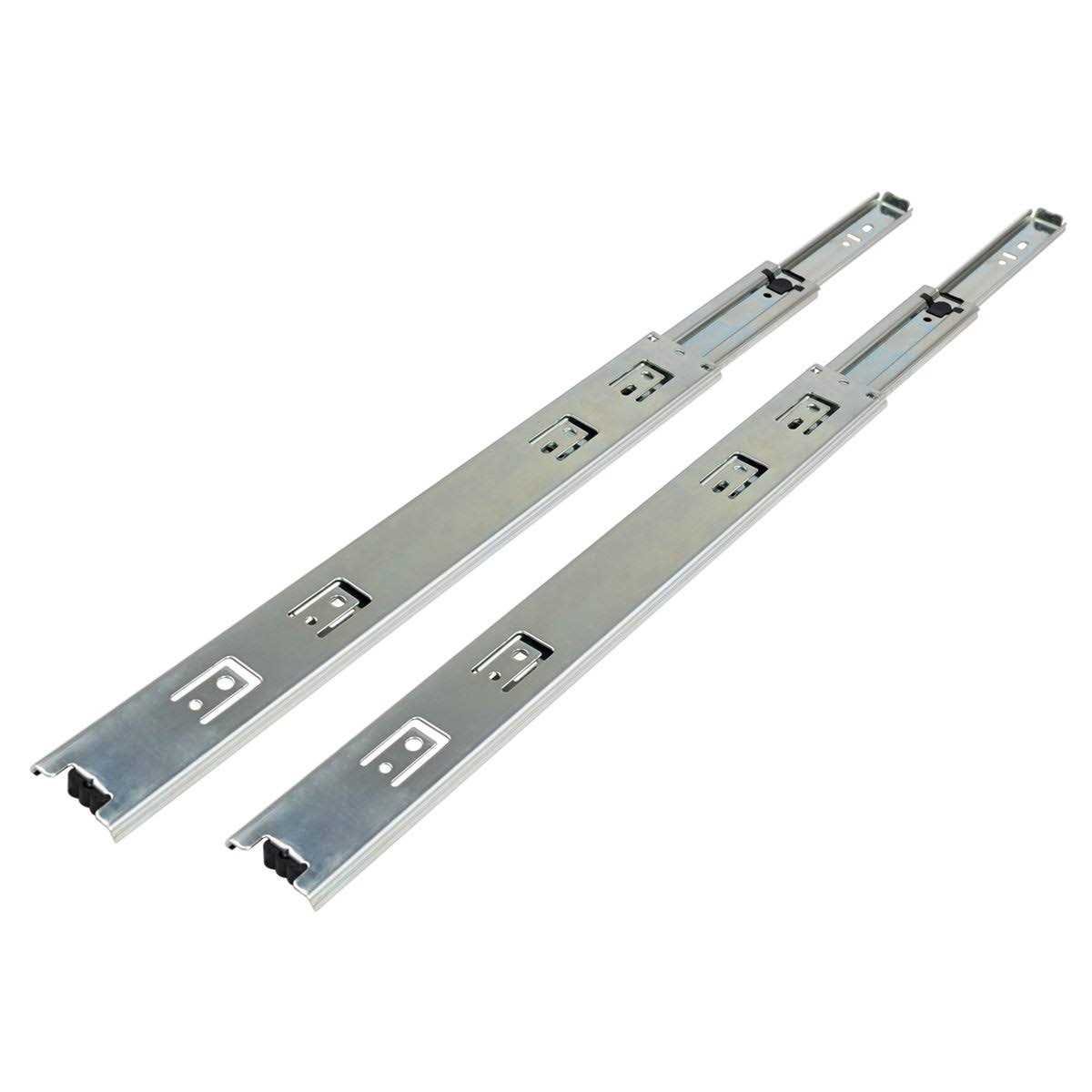 South Main Hardware Side Mount Stainless Steel Ball Bearing Full Extension Drawer Slides - Cheap Fitting
