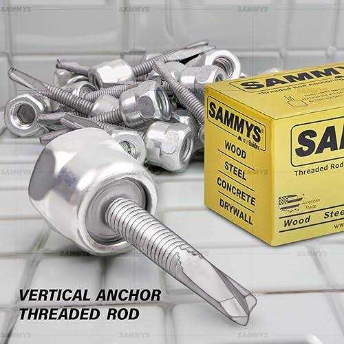 1 in. Sammys Rod Anchor Super Screw with Teks - Cheap Fitting