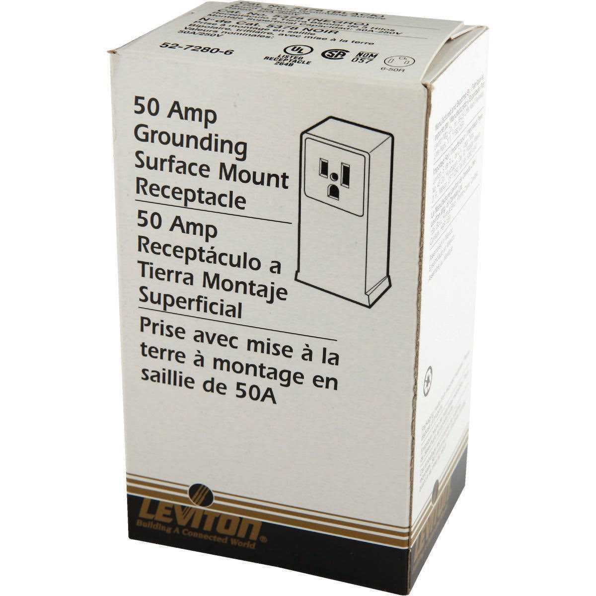 Leviton Surface Mount Receptacle - Cheap Fitting