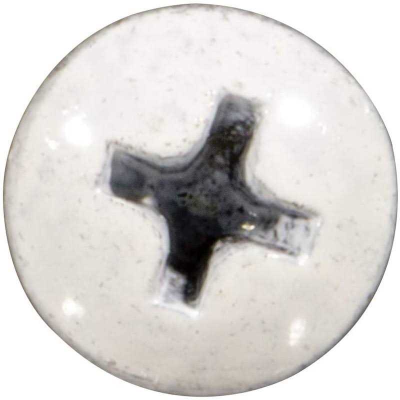Hard-to-Find Fastener White Phillips Pan Sheet Metal Screws #8 x 3/4 - Cheap Fitting