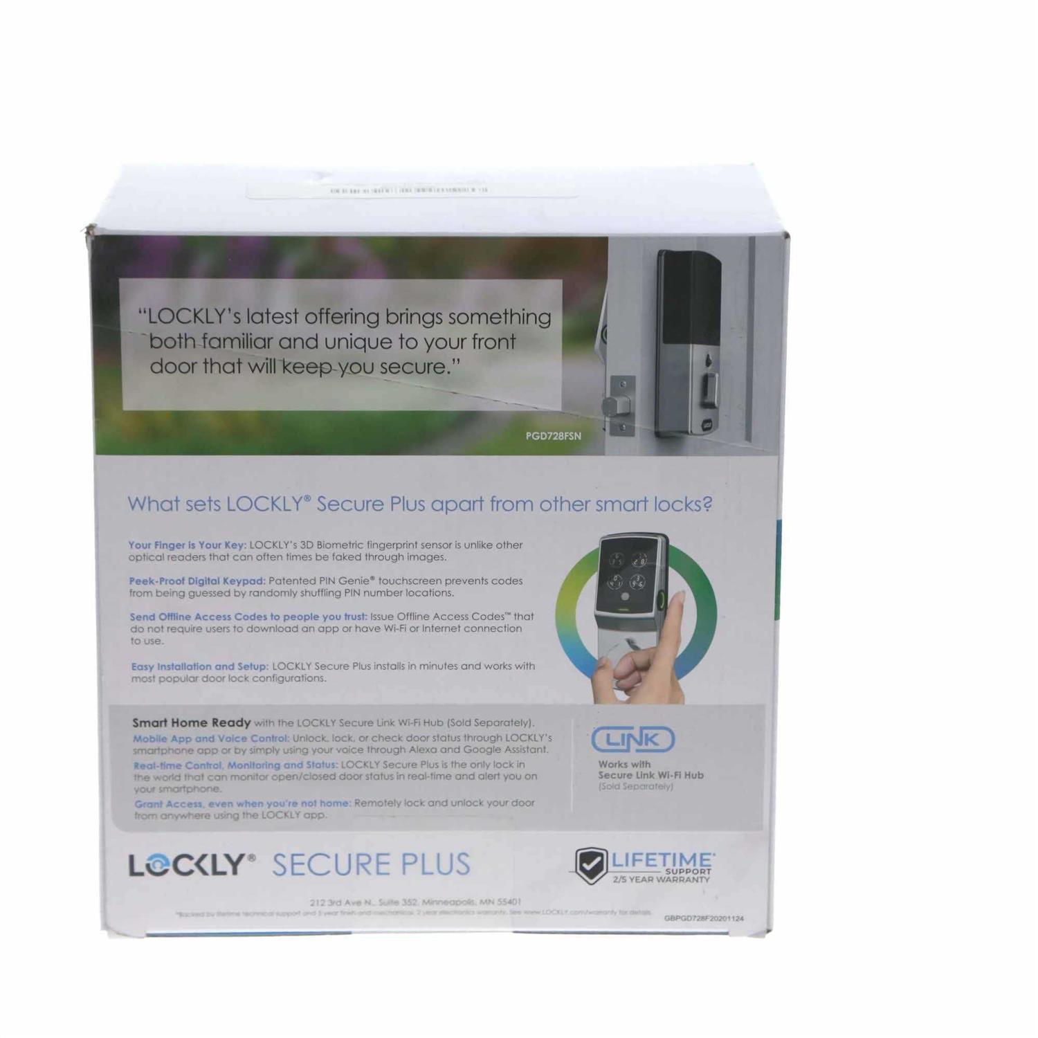 Lockly Secure Plus Dead Bolt Edition - Cheap Fitting