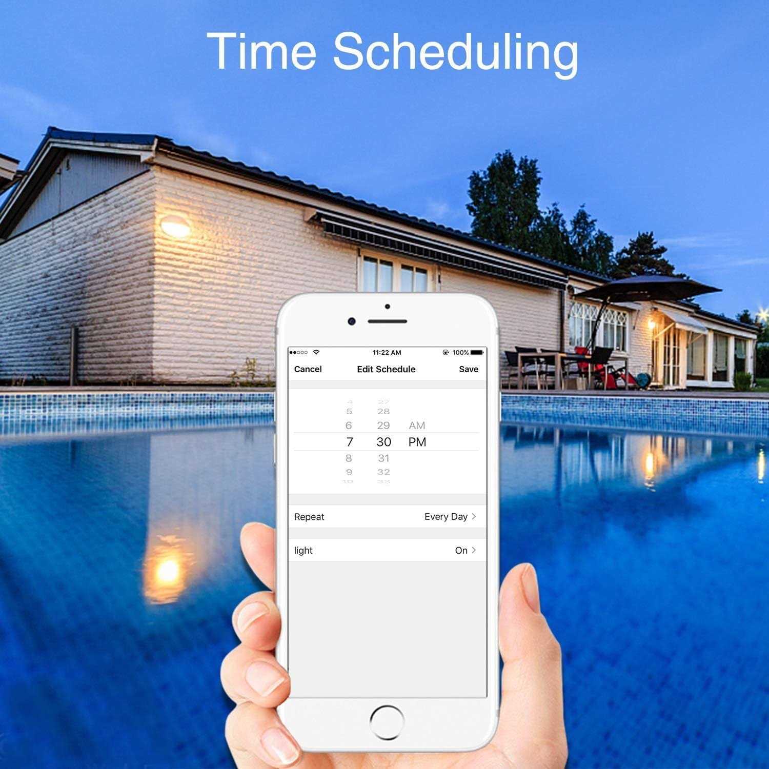 Smart Light Switch, Wifi Smart Double Switch Button, Alexa and Google Home - Cheap Fitting