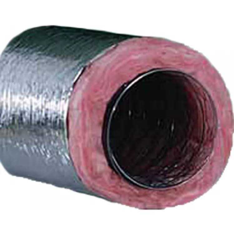 Metalized Jacket R8 Insulated Flexible Air Duct - Cheap Fitting