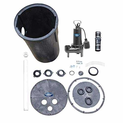 Superior Pump 93015-u Cast Iron Tethered Float Switch Sewage Pump with Basin Kit - Cheap Fitting