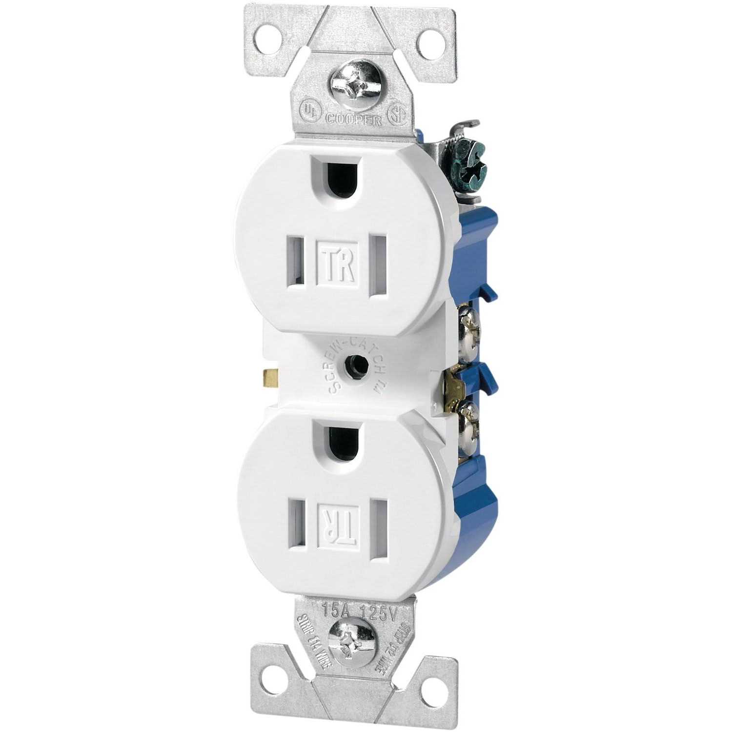 Eaton Wiring Devices TR270W-BOX Duplex Receptacle 2-Pole - Cheap Fitting