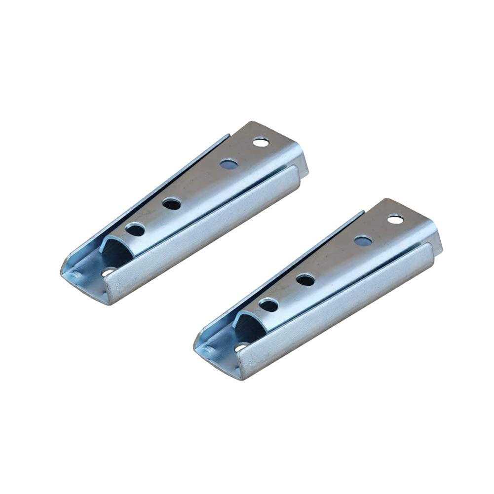 KAIISSA 2 Pair 4.7 Inch Headboard Panel Wall Fixing Brackets - Cheap Fitting