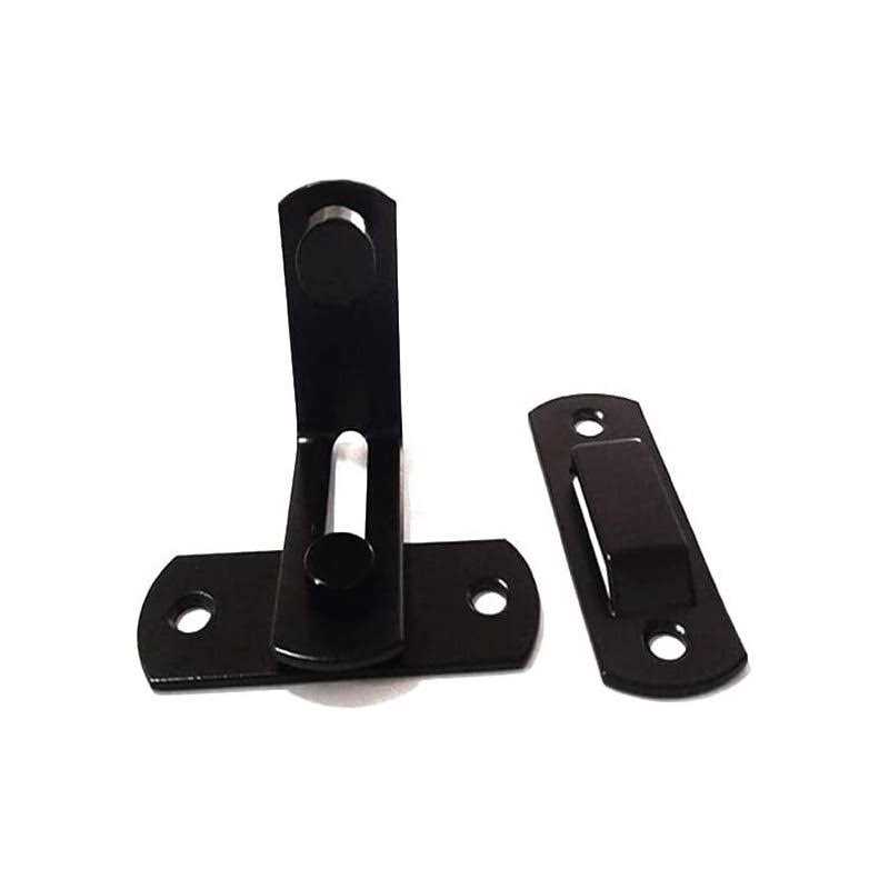 90 Degree Locking Privacy Lock Sliding barn Door Latch Right Angle Door Clasp cam Lock - Cheap Fitting