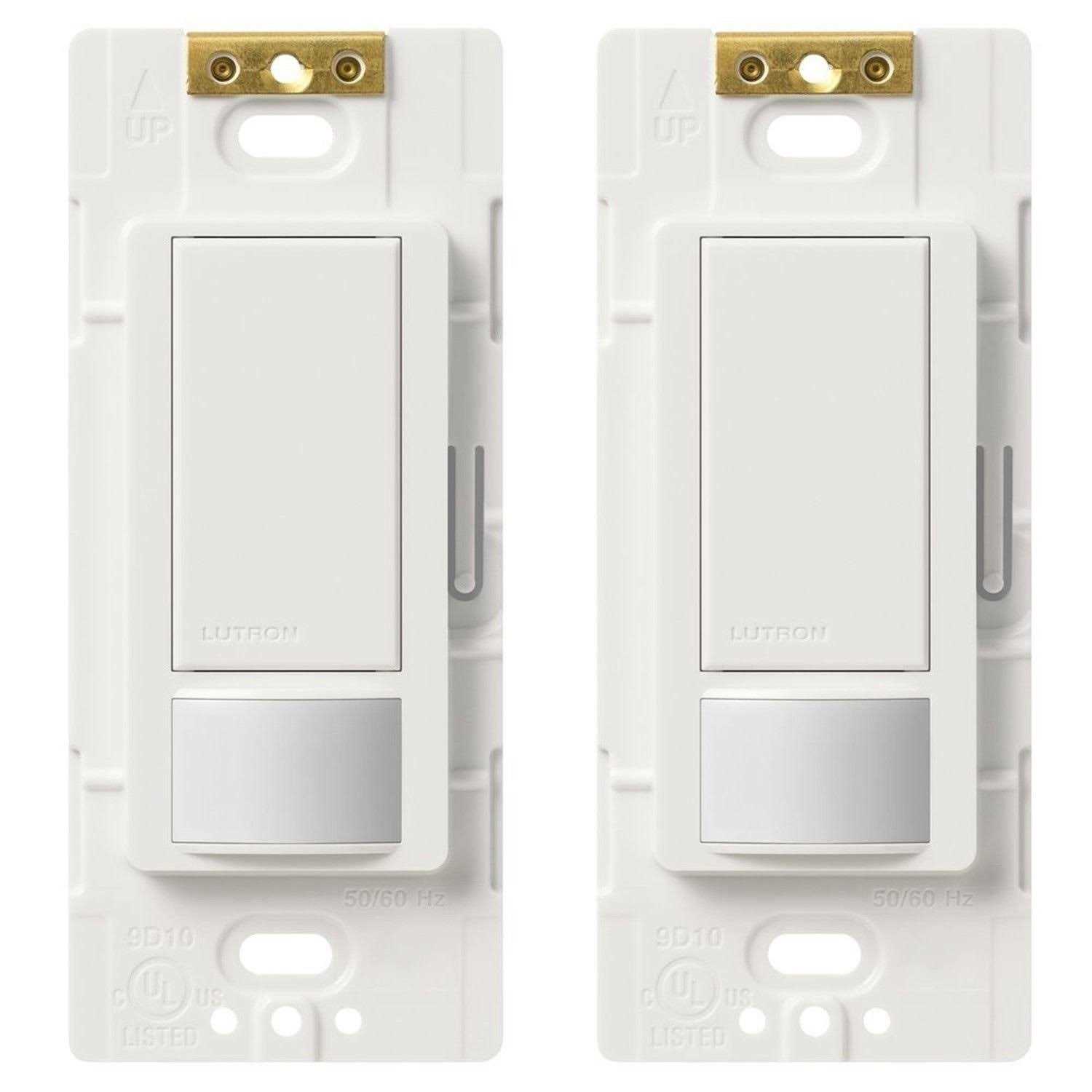 Lutron Maestro Sensor Switch 2-pack 2a No Neutral Required Single-pole Ms-ops2-wh White MS-OPS2H-2-WH - Cheap Fitting