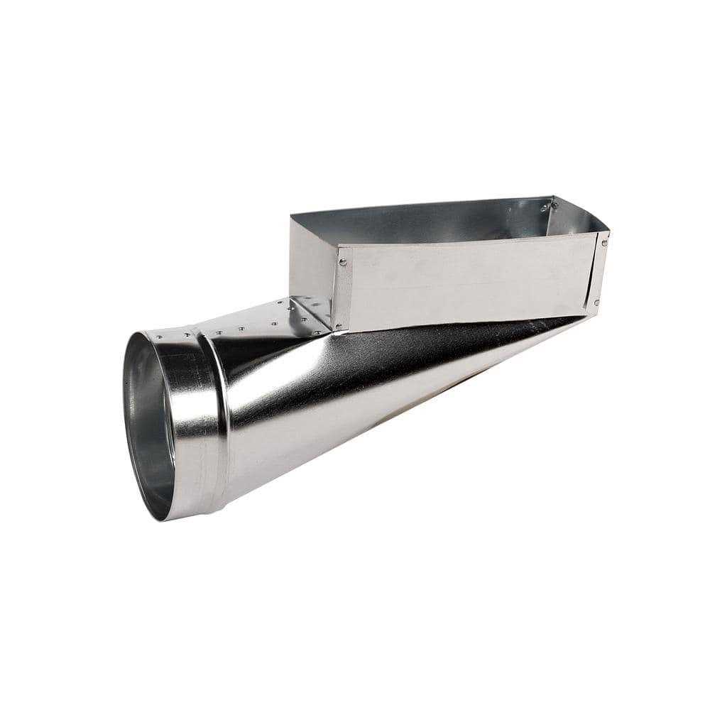 Master Flow 10 in. x 4 in. to 6 in. End Register Box - Cheap Fitting