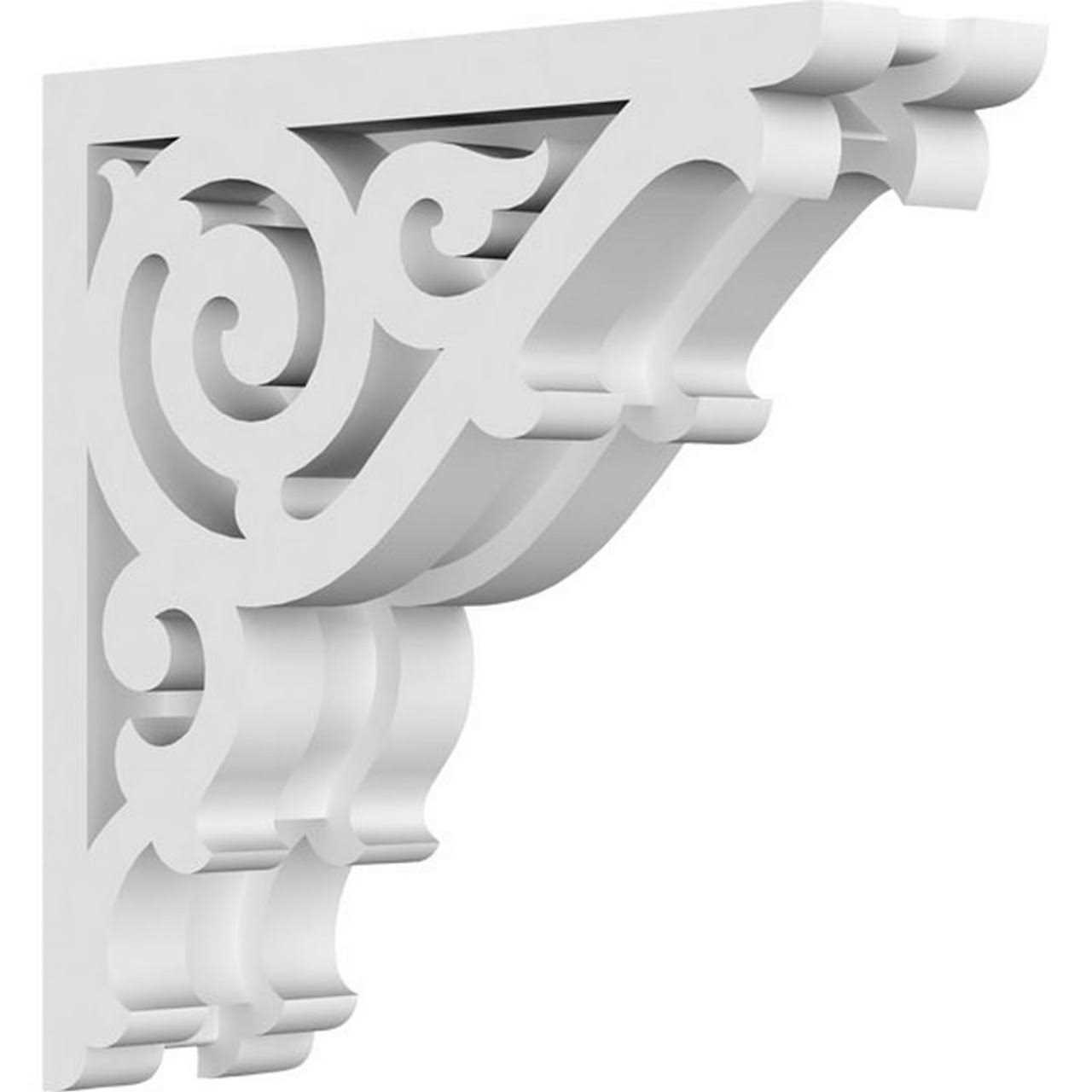 Ekena Millwork 1 7/8W x 6D x 6H Athens Architectural Grade PVC Corbel CORP01X06X06AT - Cheap Fitting